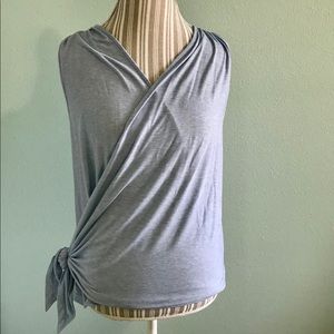 Beautiful GAP Blue Wrap Top Size Medium